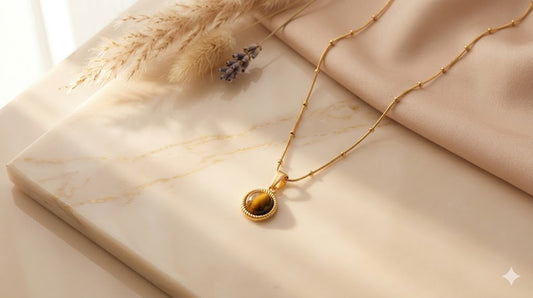 Golden Earthstone Necklace