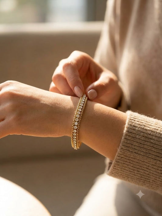 Royal Crystal Multi-Layer Bracelet