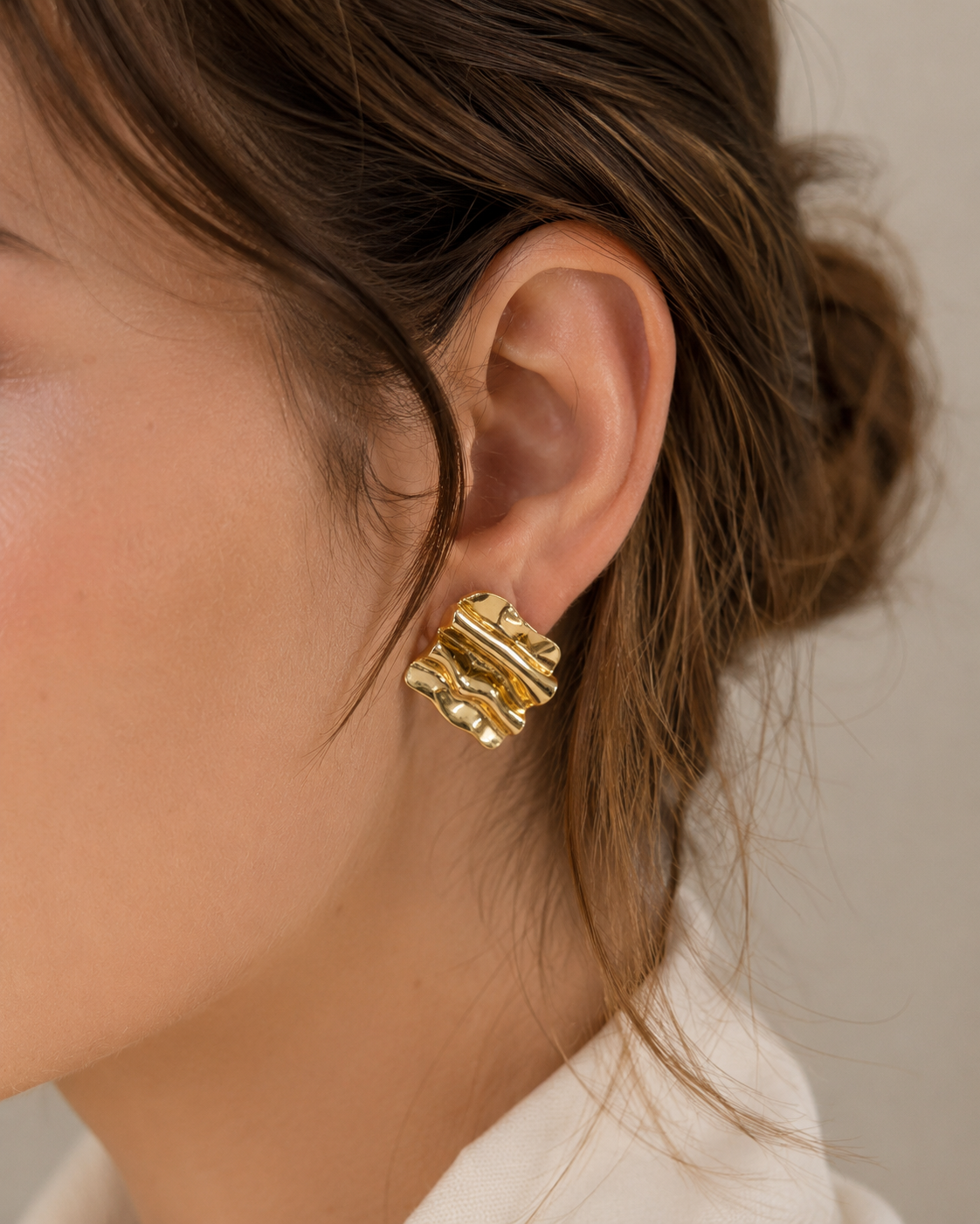 Aurora Ripple Statement Studs
