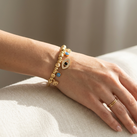 Evil Eye Charm Luxe Bracelet