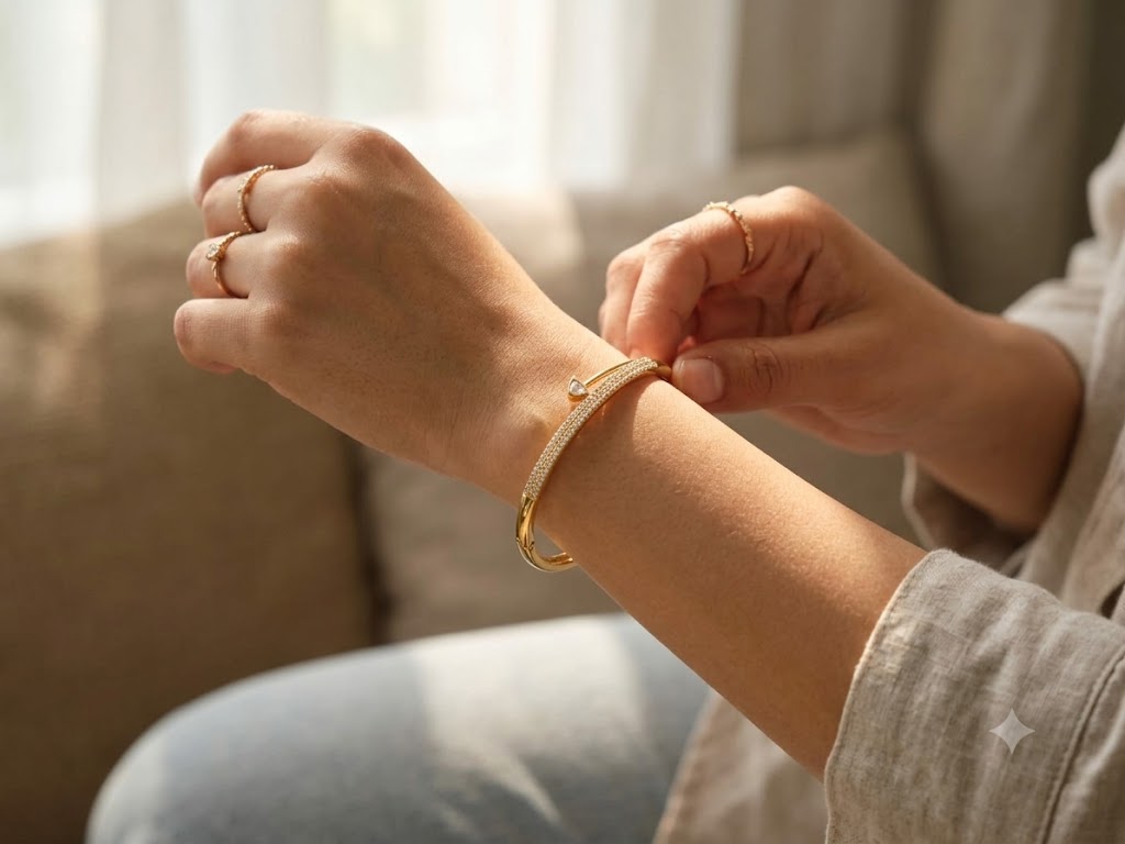 Luxe Arrow Crystal Bracelet