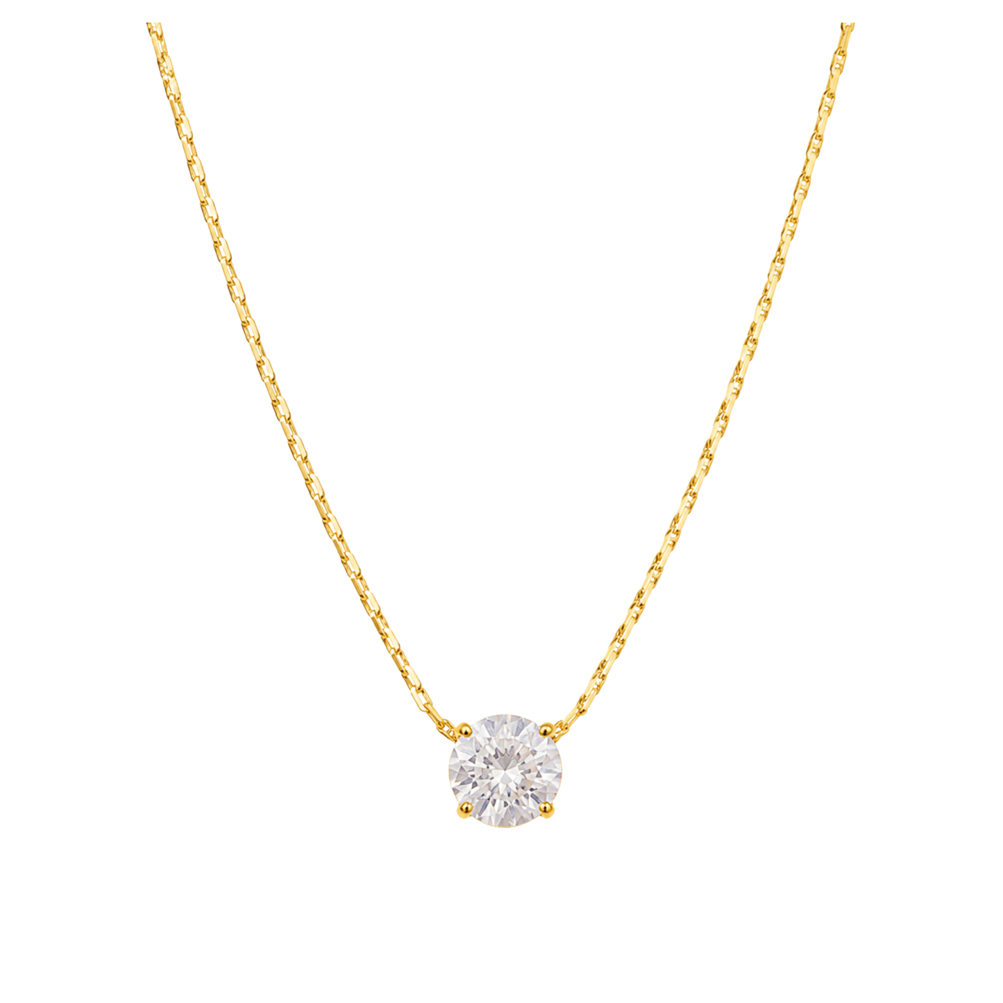 Celeste Solitaire Pendant Necklace