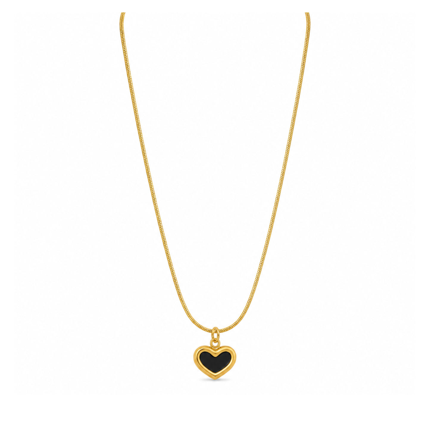 Midnight Heart Pendant Necklace