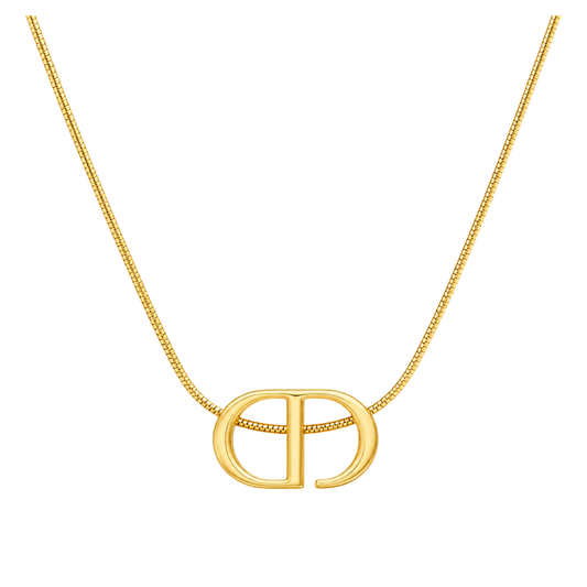 Signature Monogram Pendant Necklace