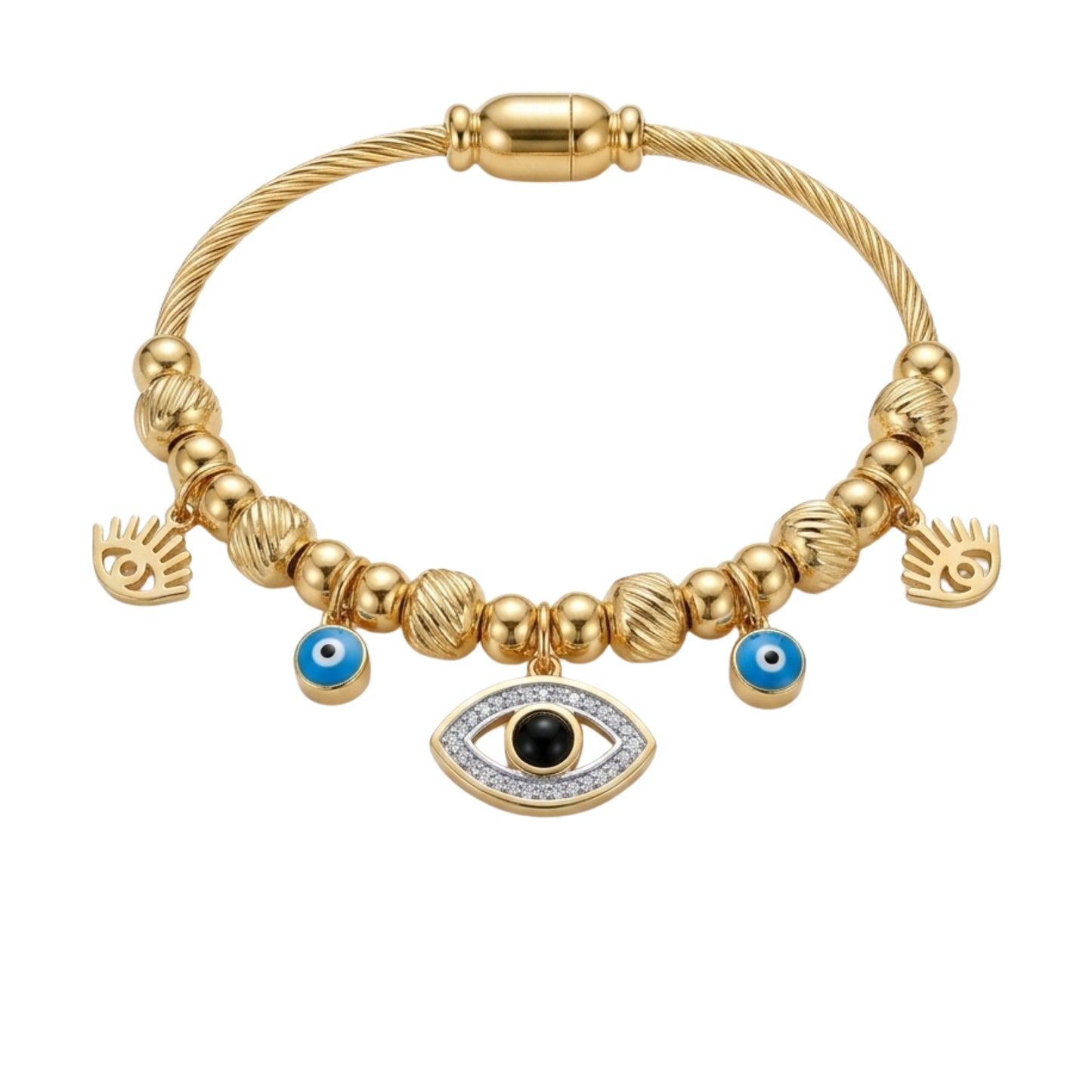 Evil Eye Charm Luxe Bracelet