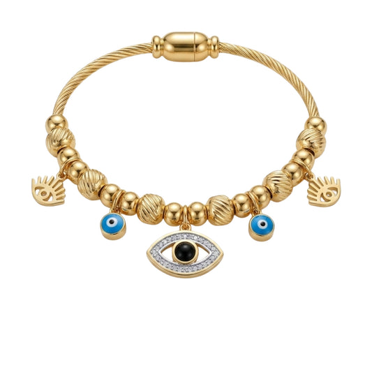 Evil Eye Charm Luxe Bracelet