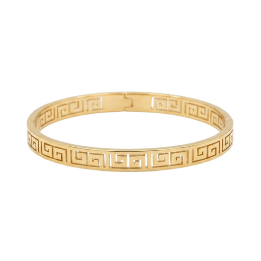 Eterna Greek Key Bangle