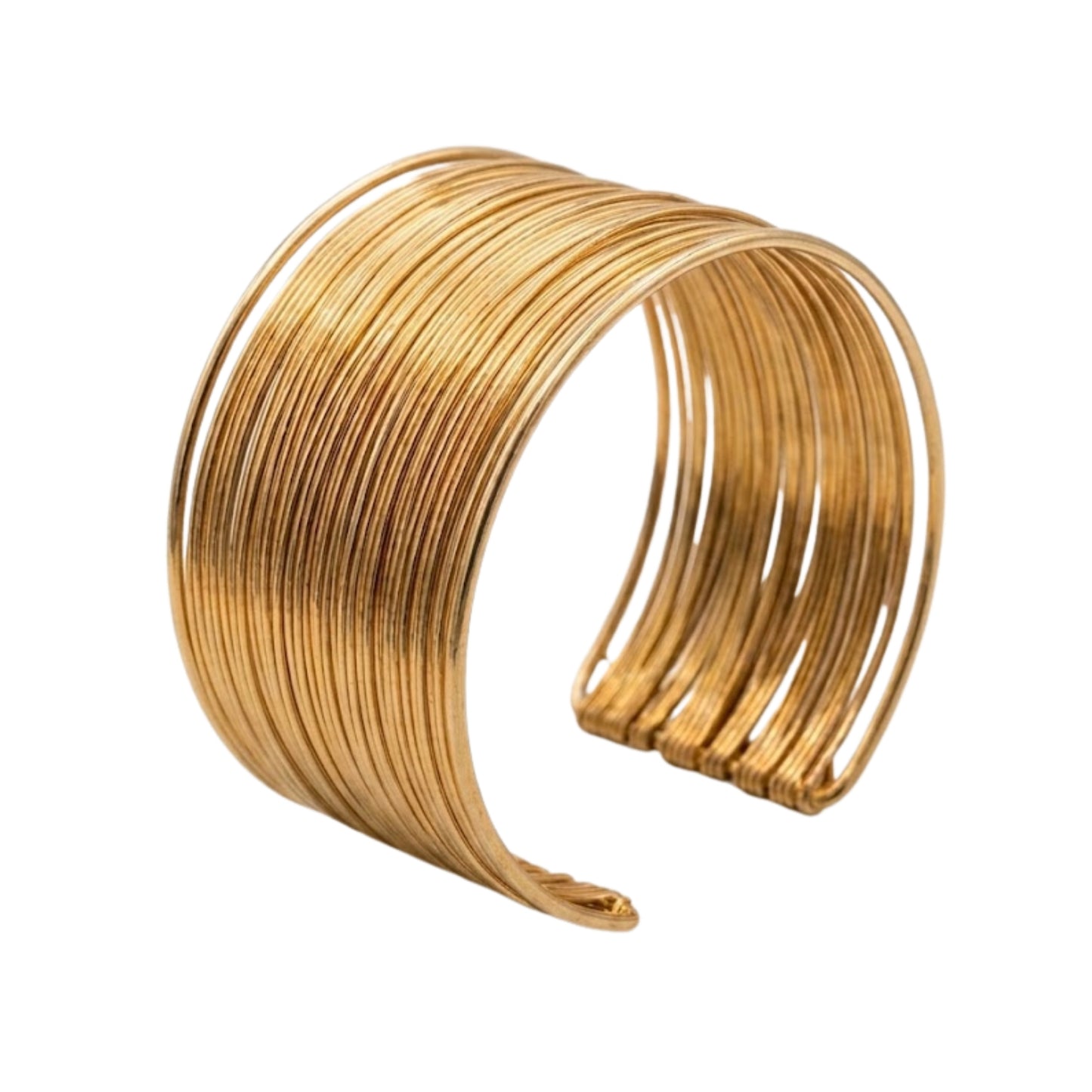Layered Gold Cuff Bracelet