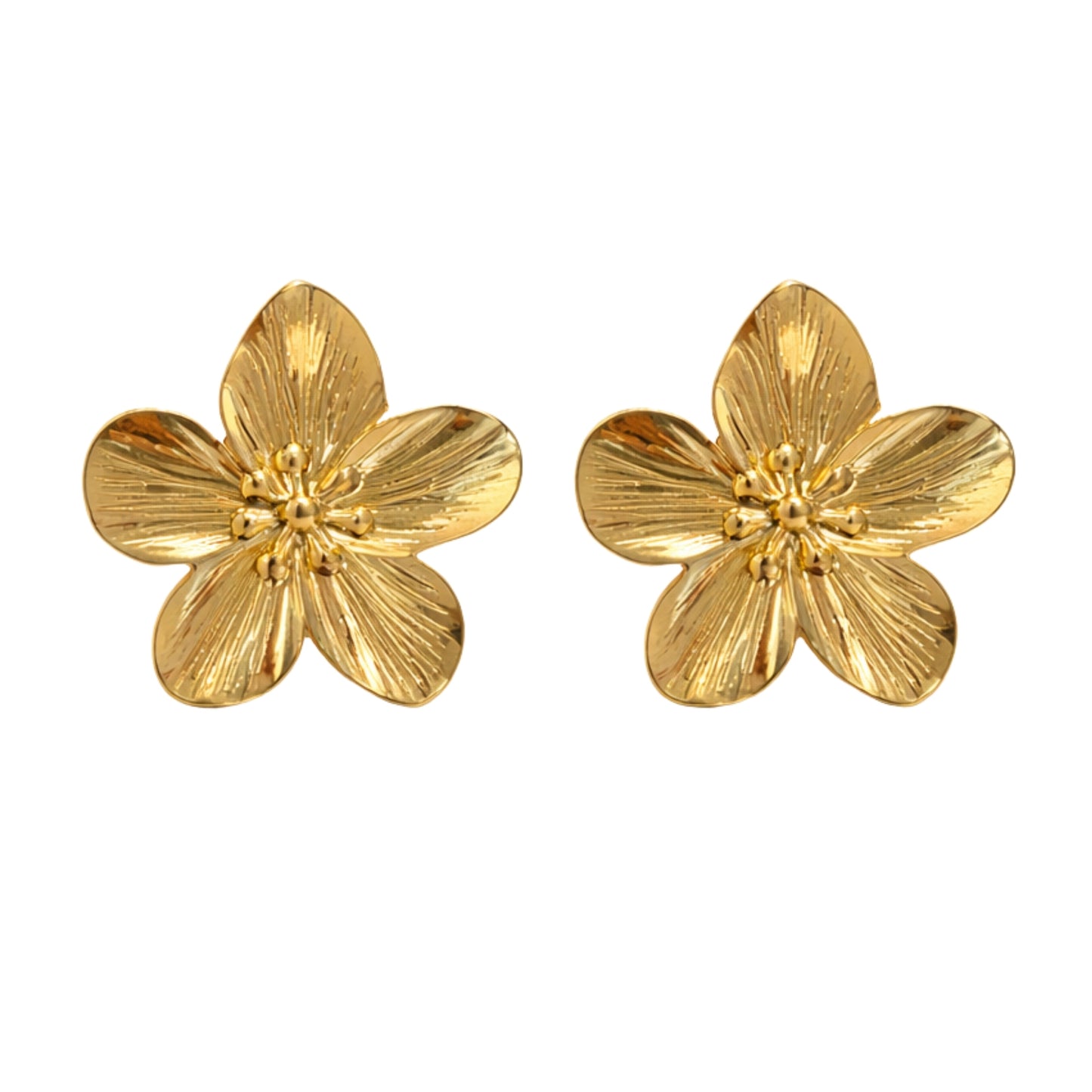 Aurora Gold Blossom Stud Earrings