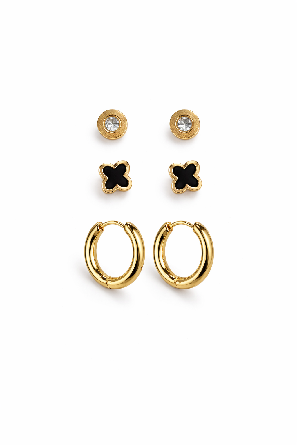 Everyday Gold Essentials Earring Set