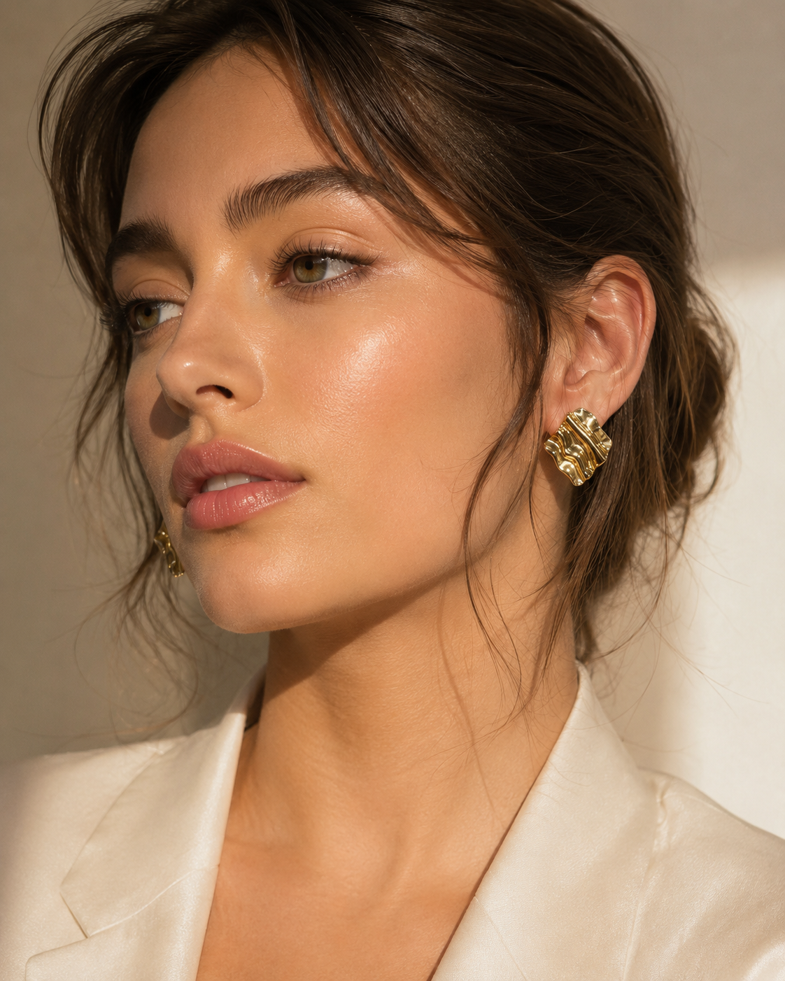 Aurora Ripple Statement Studs