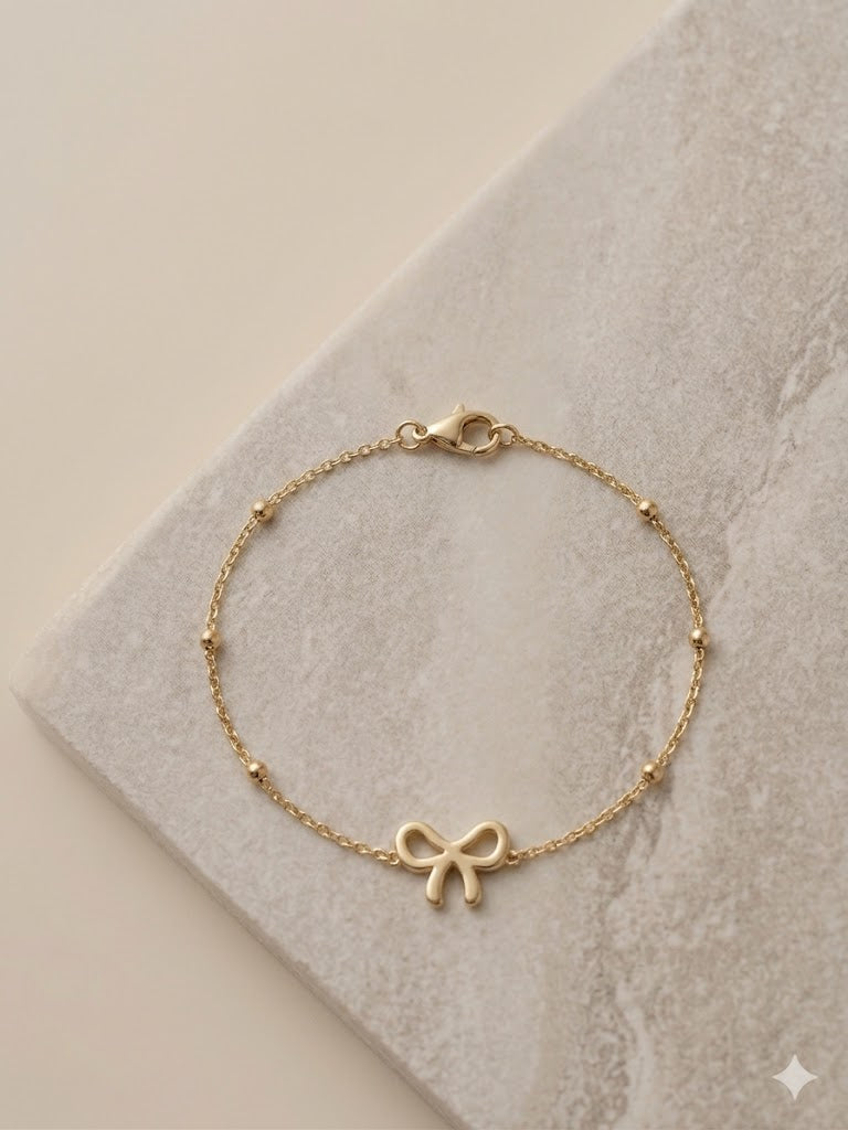 Gold Bow Bracelet