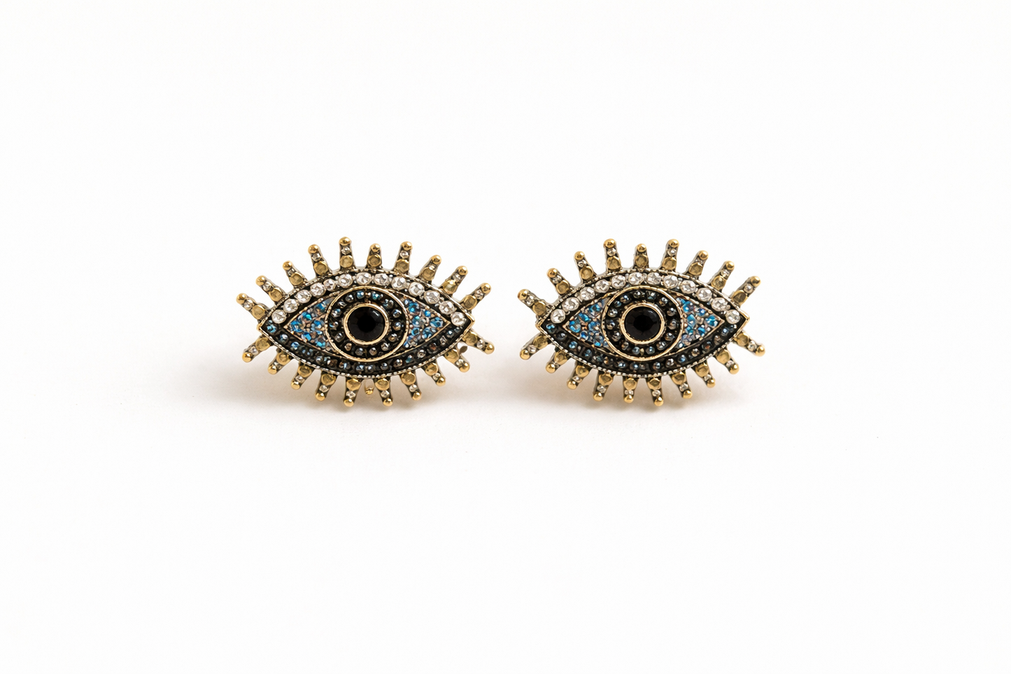 Mystic Eye Statement Stud Earrings