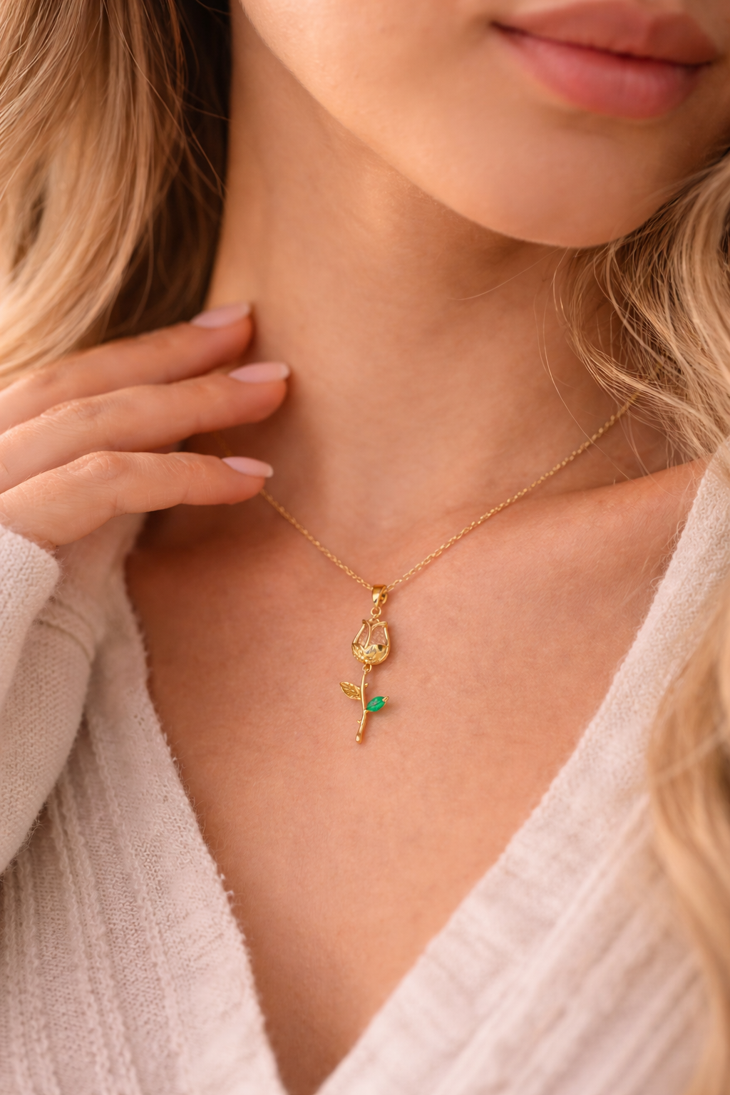 Eternal Rose Gold Pendant