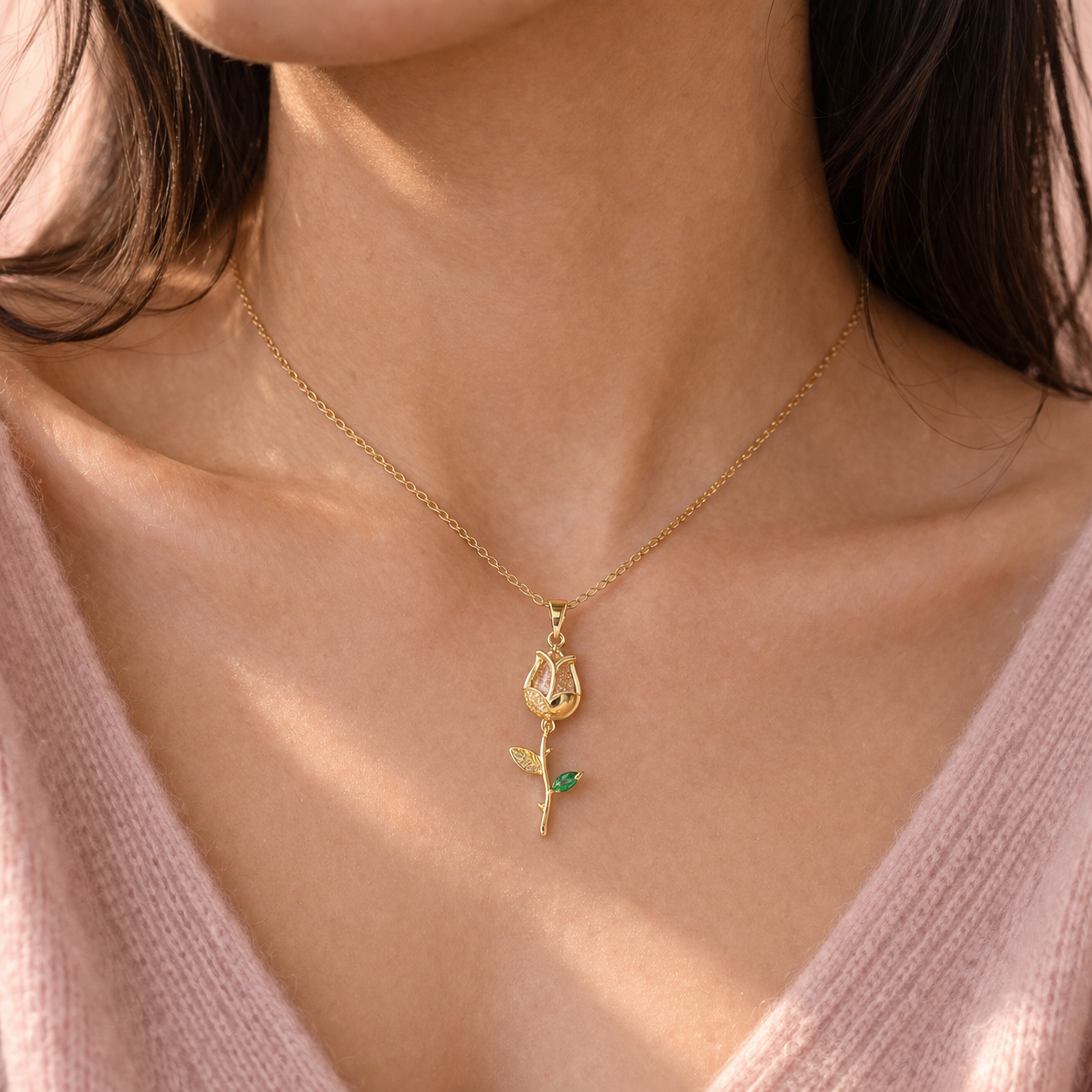 Eternal Rose Gold Pendant