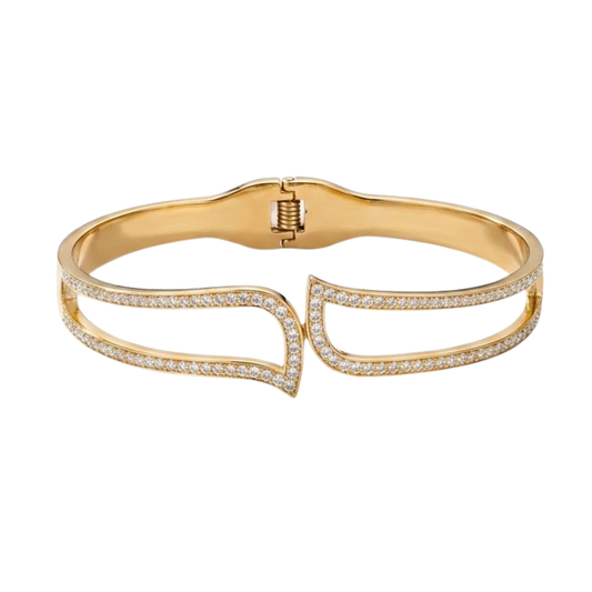 Celeste Crystal Open Cuff Bracelet