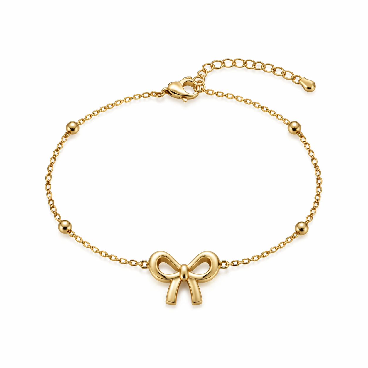 Gold Bow Bracelet