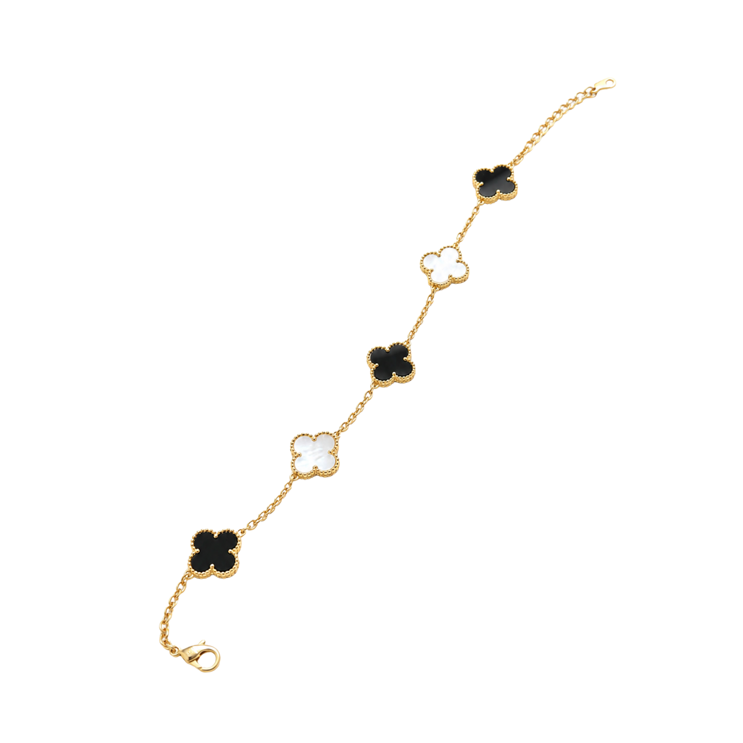 Noir Blossom Charm Bracelet