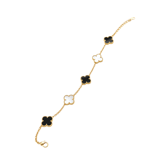 Noir Blossom Charm Bracelet