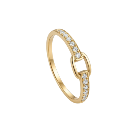 Eterna Crystal Link Ring
