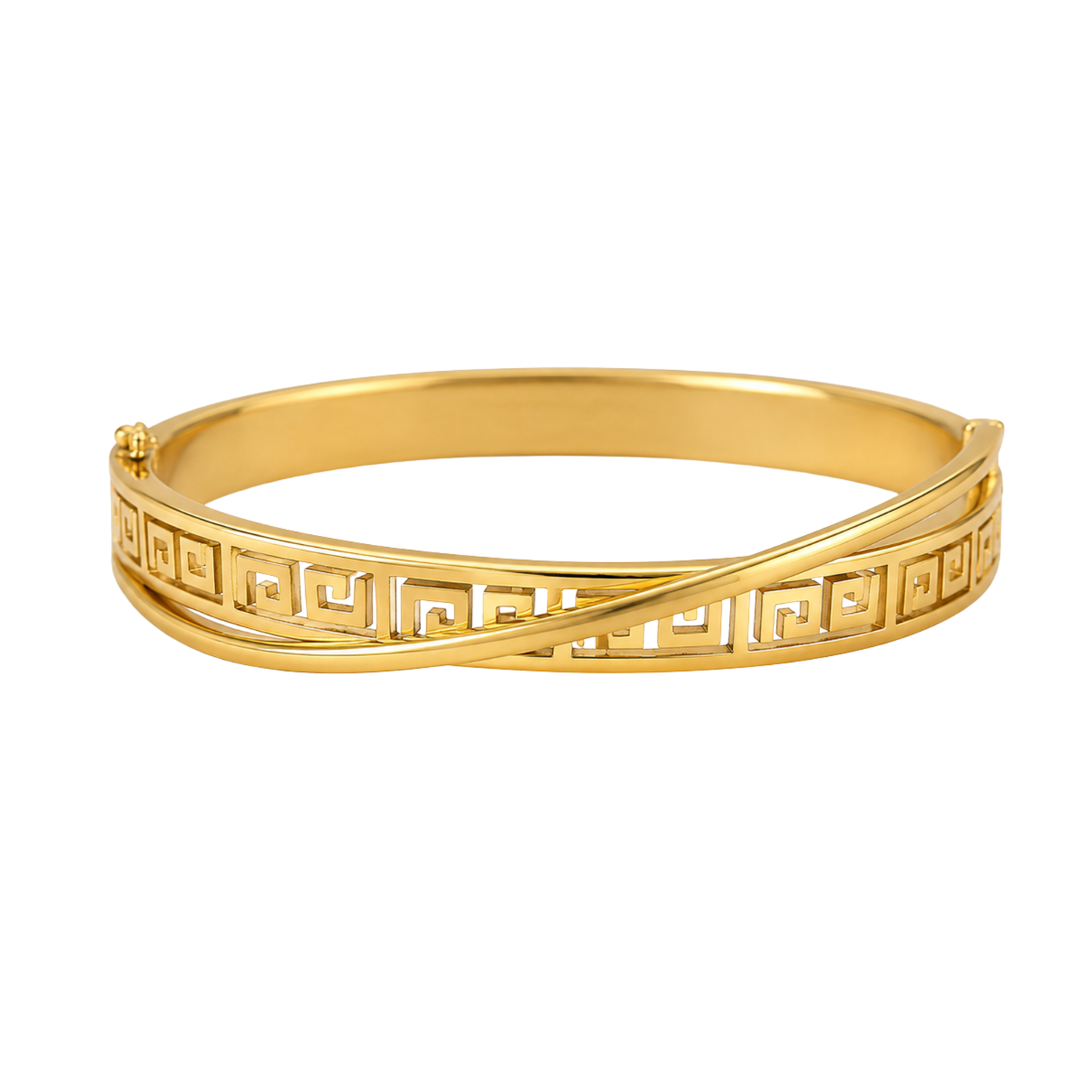 Aurelia Greek Pattern Bangle