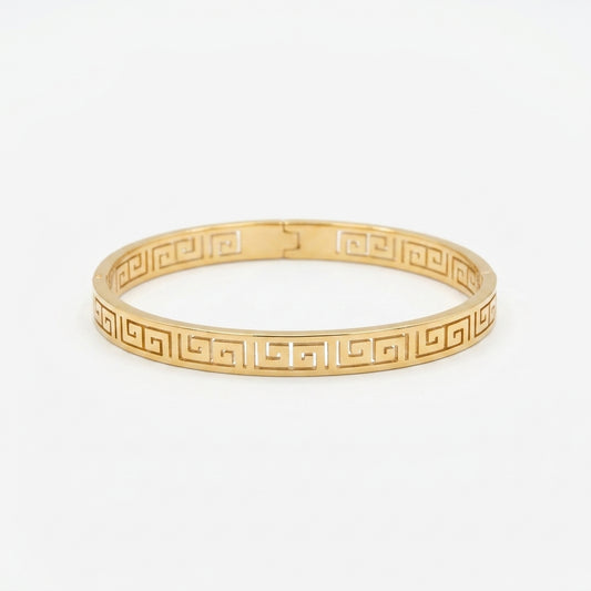 Eterna Greek Key Bangle