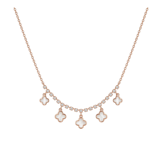Clover Luxe Cascade Necklace