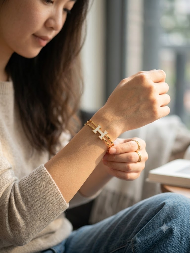 Imperia H Cuff Bracelet