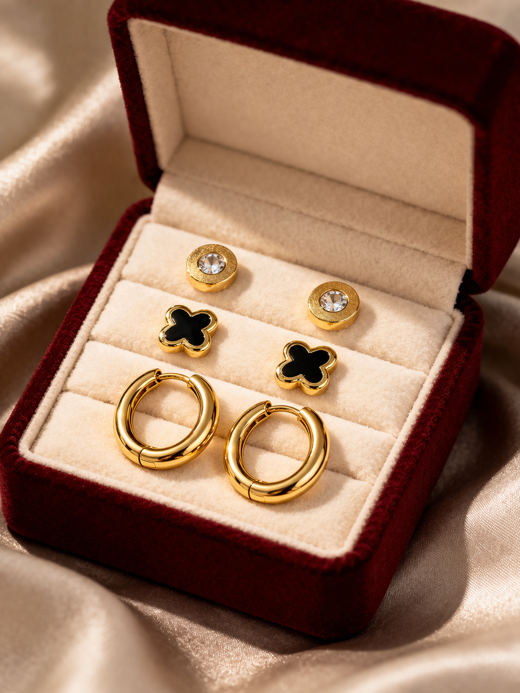 Everyday Gold Essentials Earring Set