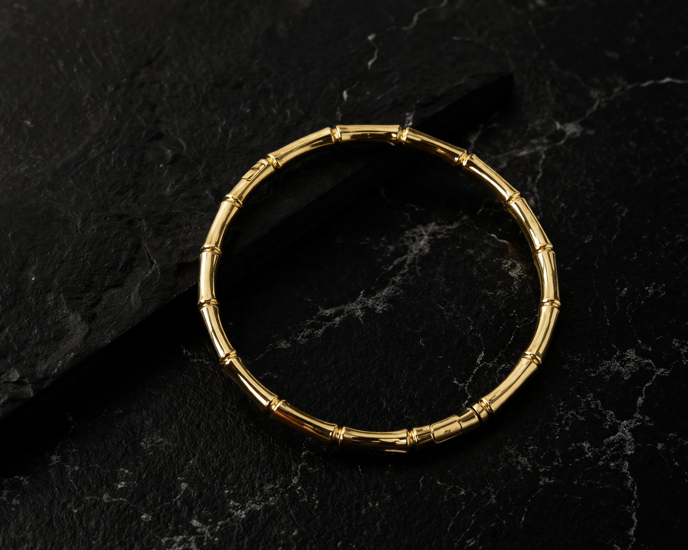 Bamboo Link Gold-Tone Luxe Bracelet