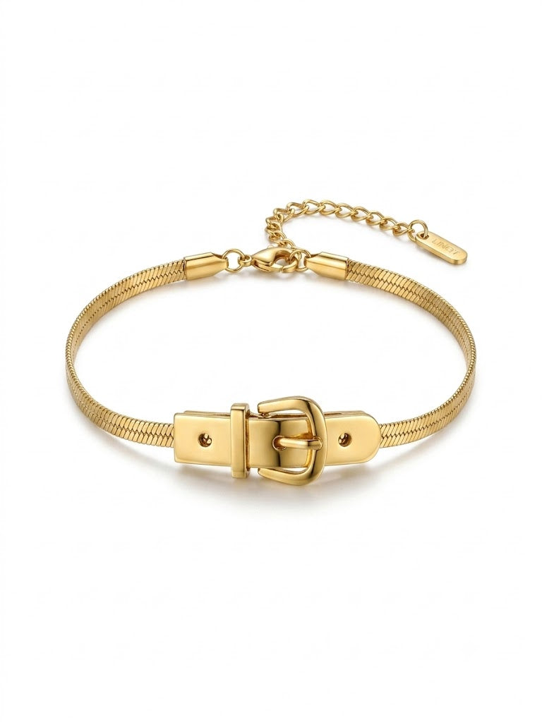 Golden Grace Buckle Bracelet