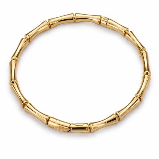 Bamboo Link Gold-Tone Luxe Bracelet