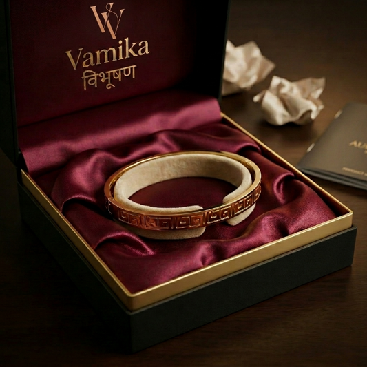 Eterna Greek Key Bangle