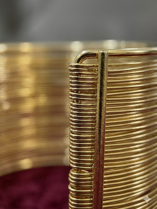 Layered Gold Cuff Bracelet